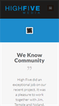 Mobile Screenshot of highfivemedia.us